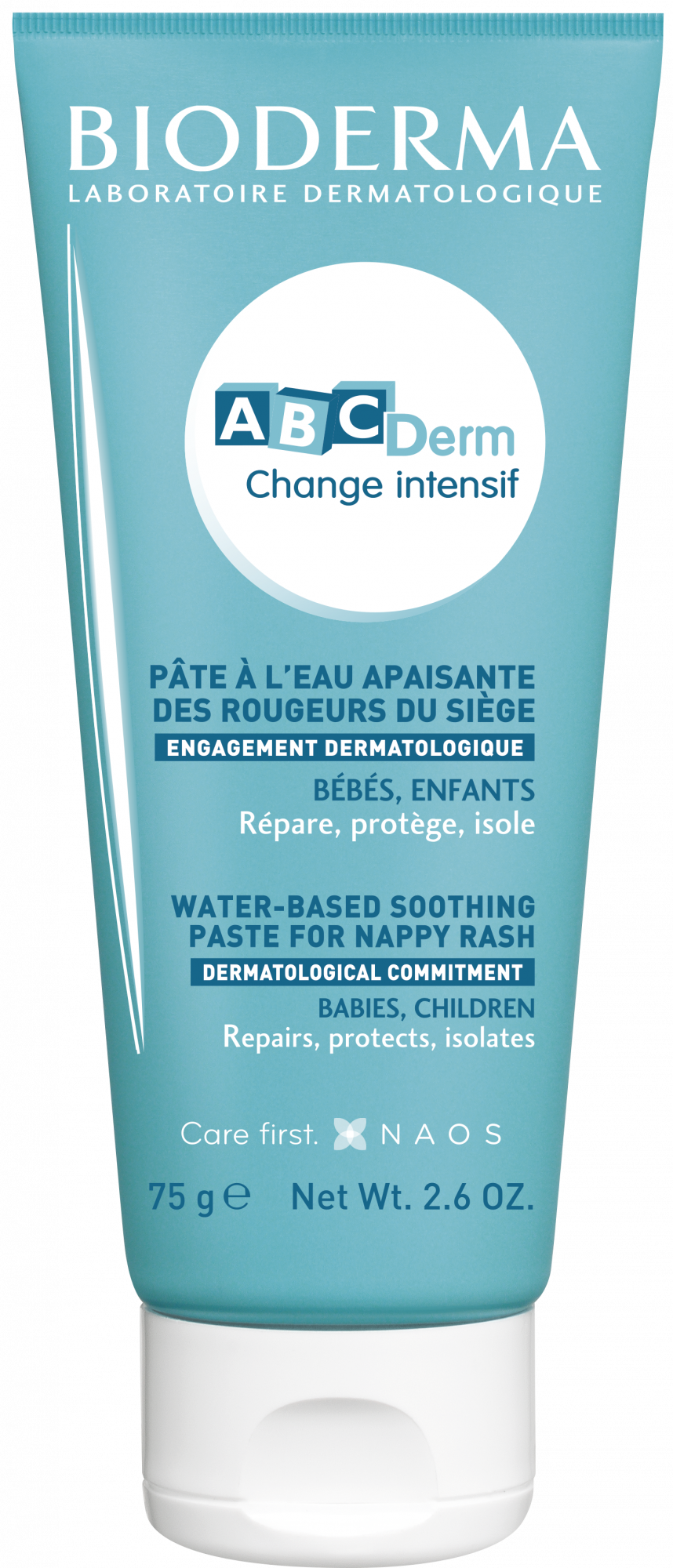 Bioderma Abcderm Crème Pâte à L'eau Pour le Change Bébé 75 g Attention : La vente de ce produit est limitée à l'Espace Economique Européen et à 6 produits identiques par jour et par client.