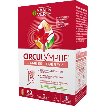 Santé verte Circulymphe 60 comprimés