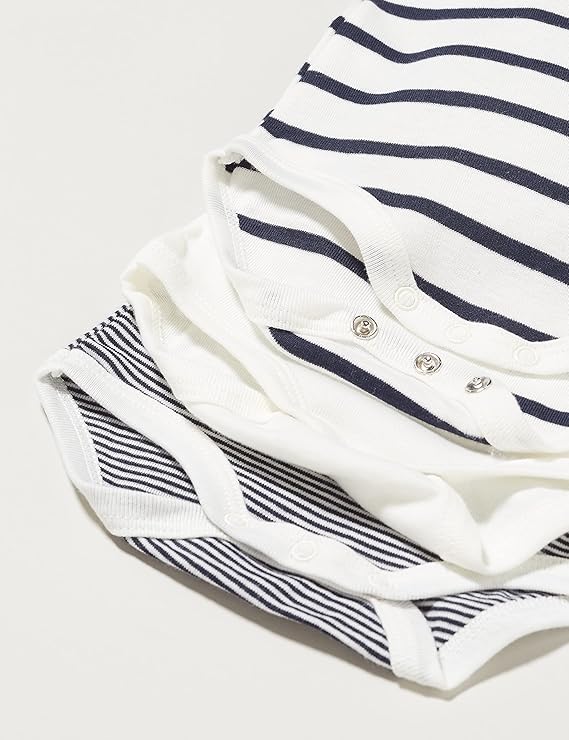 Petit Bateau Body (Lot de 3) Mixte bébé