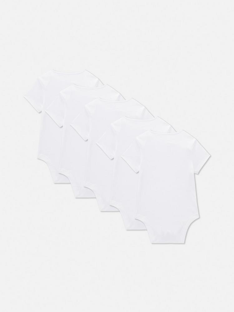 Primark Lot de 5 bodies Essential