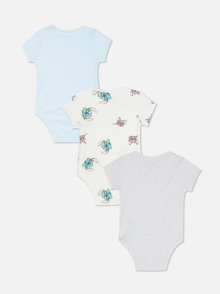 Primark Lot de 3 bodys Disney Lilo & Stitch
