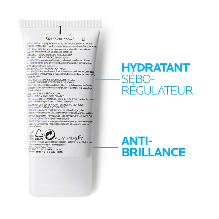 La Roche-Posay Effaclar mat Hydratant sébo-régulateur 40ml