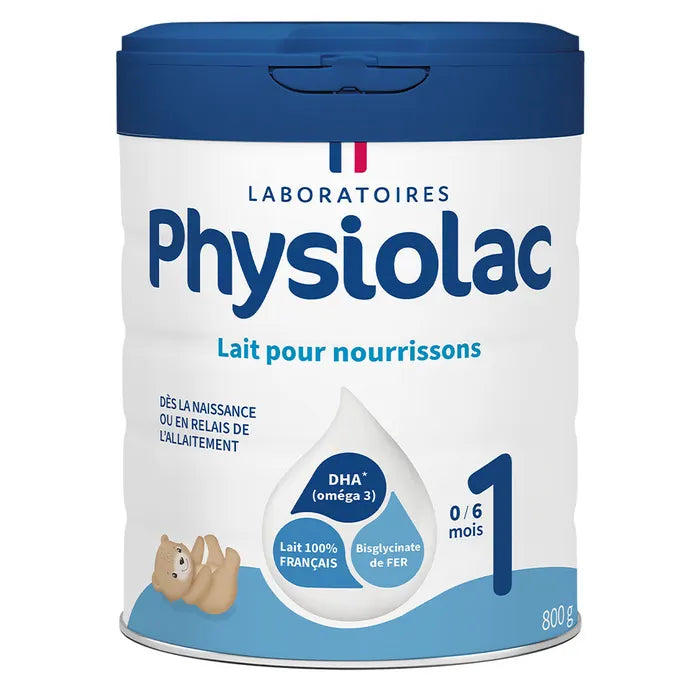Physiolac Lait en Poudre 1er Age 0 à 6 Mois 800g