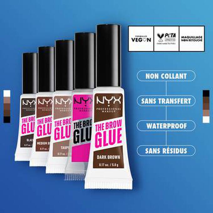 NYX Gel à sourcils fixateur the brow glue