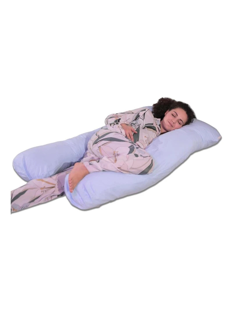 Bananair - Coussin de Grossesse et d'Allaitement Coton 140x80cm - Déhoussable