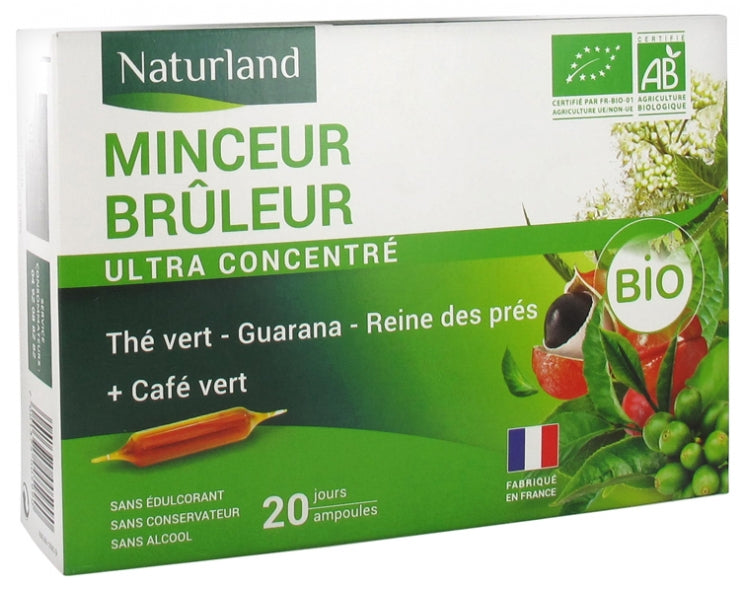 Naturland Minceur Brûleur Bio 20 Ampoules