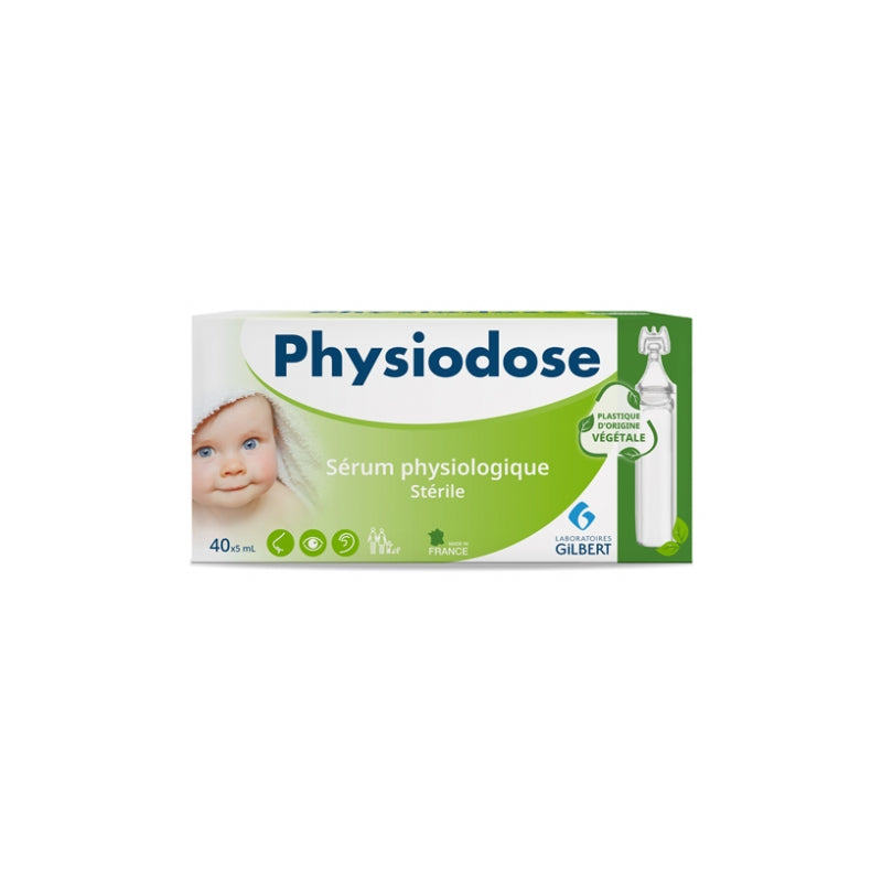 Physiodose Gilbert Physiodose Sérum Physiologique 40 X 5 ml Pe Végétal