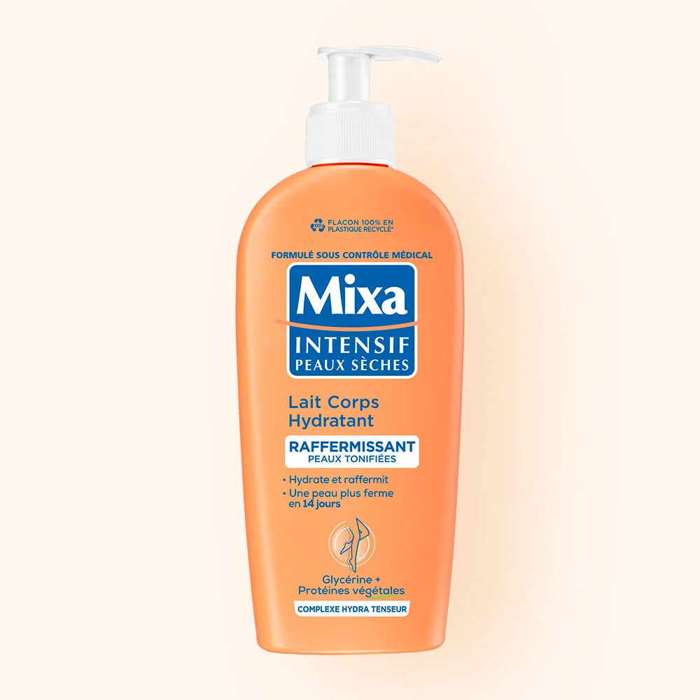 Mixa Intensif Peaux Sèches Lait Corps Hydratant Raffermissant, 250 ml