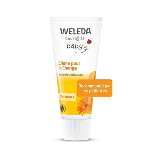 Weleda Baby Crème pour le Change Apaise les irritations Calendula 75 ml