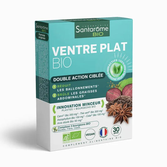 Santarome Ventre Plat Bio - 30 Gélules