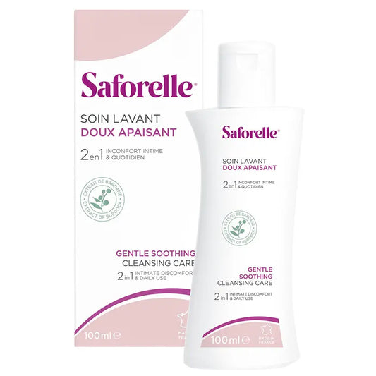 Saforelle Soin Lavant Doux Apaisant Inconfort Intime et Quotidien 100 ml