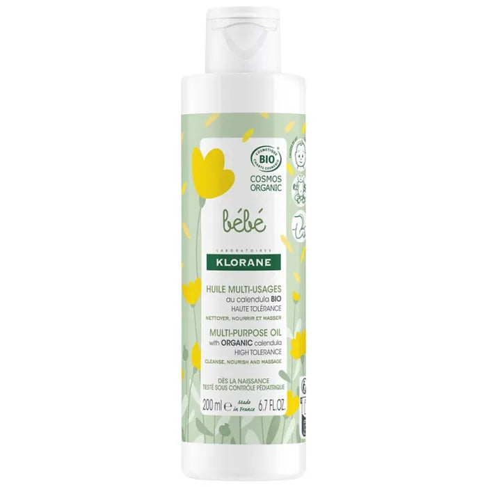 Klorane Bébé Huile Multi-Usages Calendula Bio 200 ml