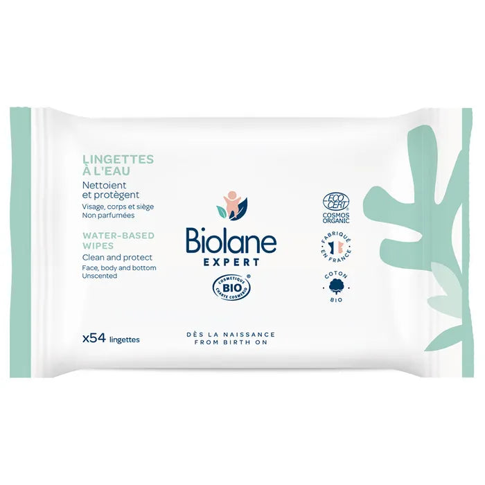 Biolane Lingettes a L'eau X54