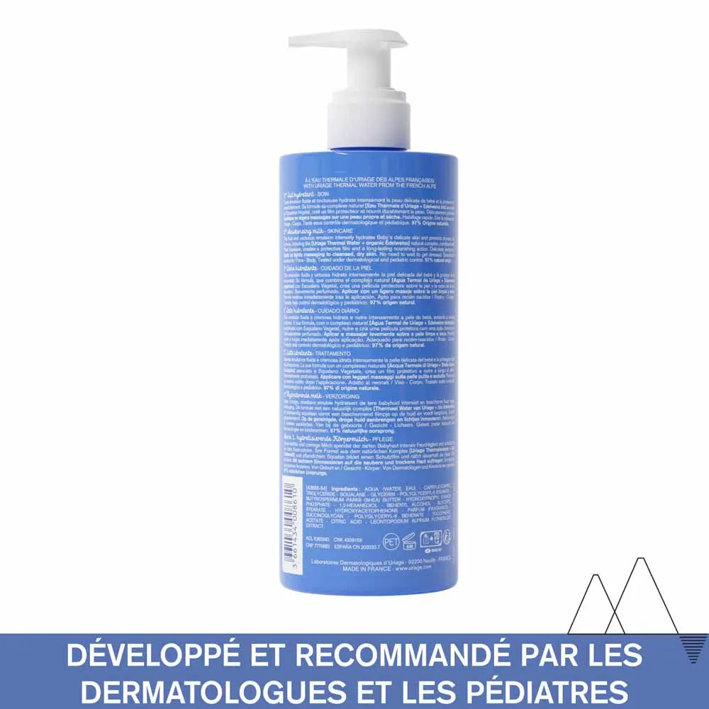 Uriage 1Er Lait Hydratant AerosolAttention : La vente de ce produit est limitée à l'Espace Economique Européen et à 6 produits identiques par jour et par client.