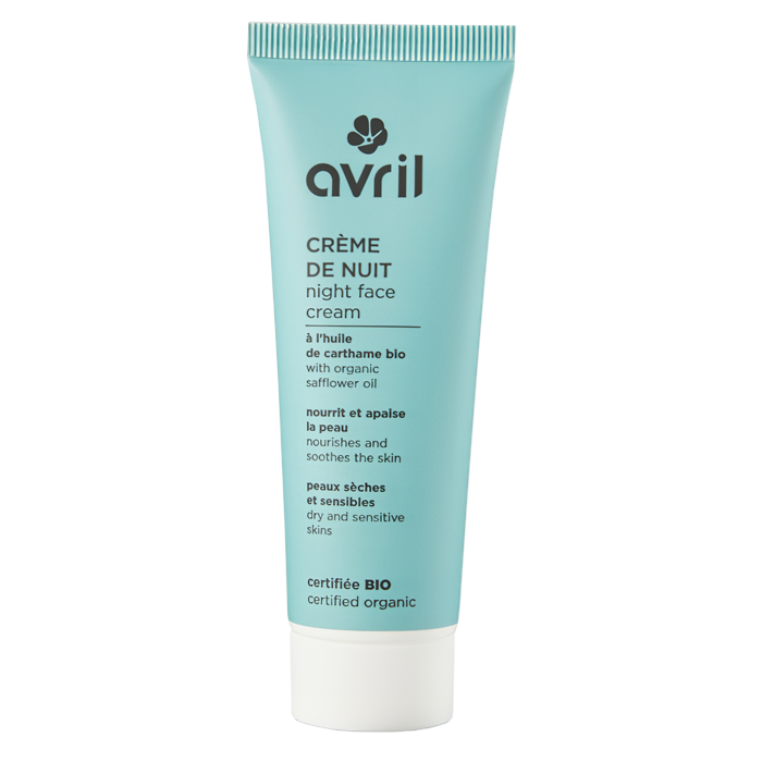 AVRIL - Crème de Nuit Peaux Sèches et Sensibles Bio 50 ml