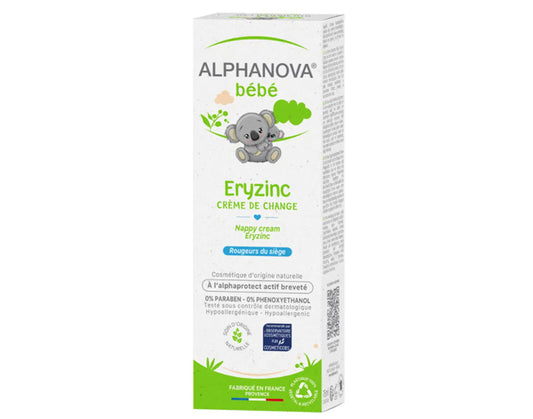 Alphanova Santé Alphanova Bébé Eryzinc Crémé de Change 75 g