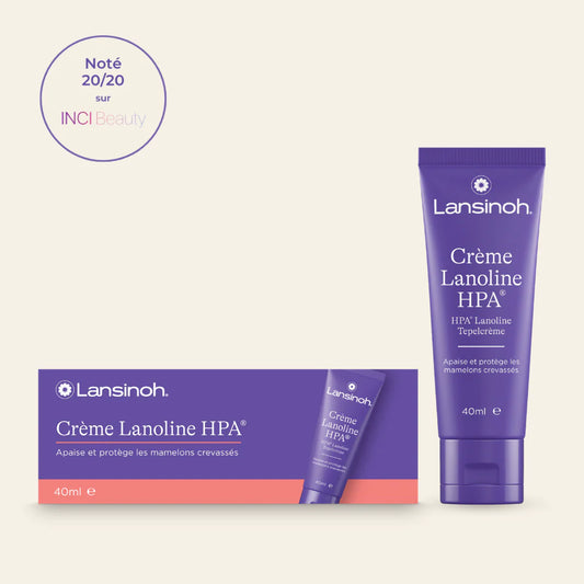 Lansinoh Crème Allaitement Lanoline HPA 40 ml – Soin Mamelons Crevassés – Lanoline Pure 100 % Naturelle – Sans Rinçage – Soulage et Répare la Peau