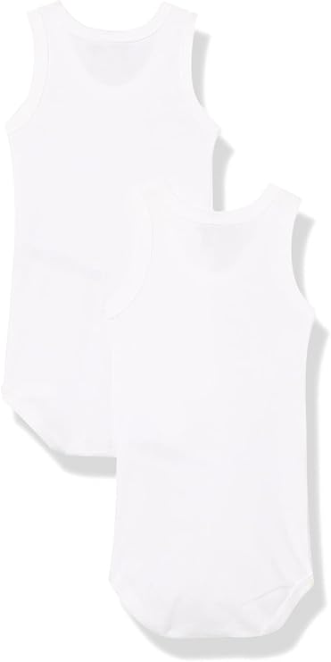 Petit Bateau  Lot de 5 bodies bébé blancs