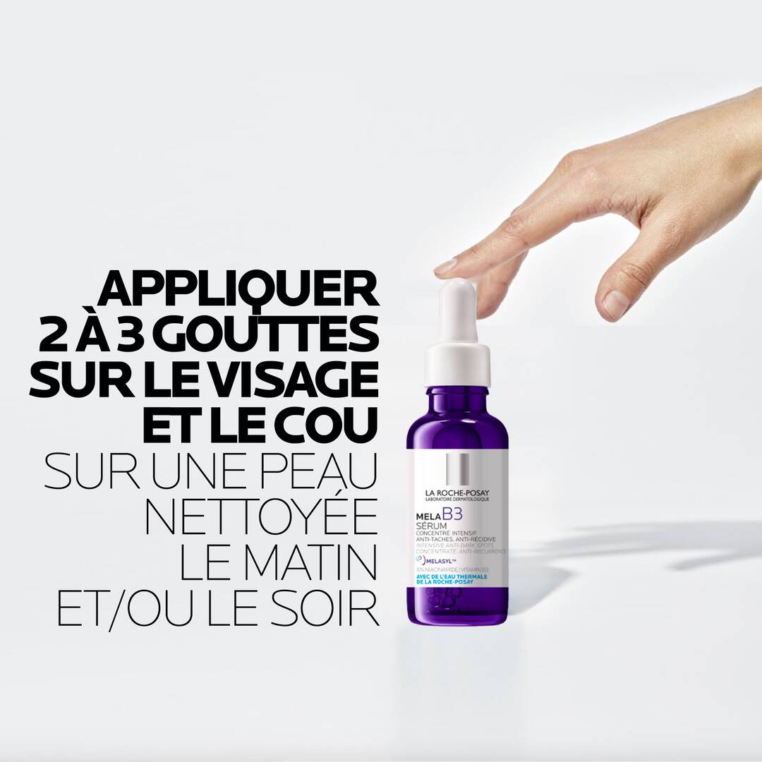 La Roche-Posay Mela B3 Sérum Concentré Intensif Anti-Taches Anti-Récidive Flacon Compte-Gouttes 30ml