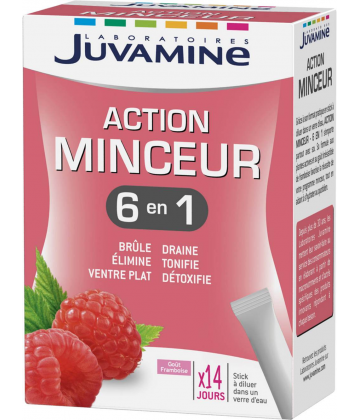 Action Minceur 6 en 1 14 Sticks à Diluer