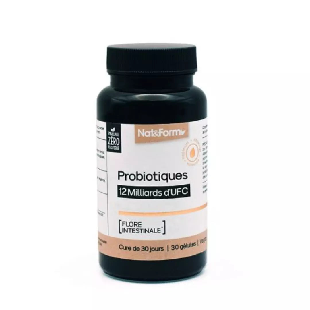 Nat&Form Probiotiques Flore Intestinale 30 Gélules