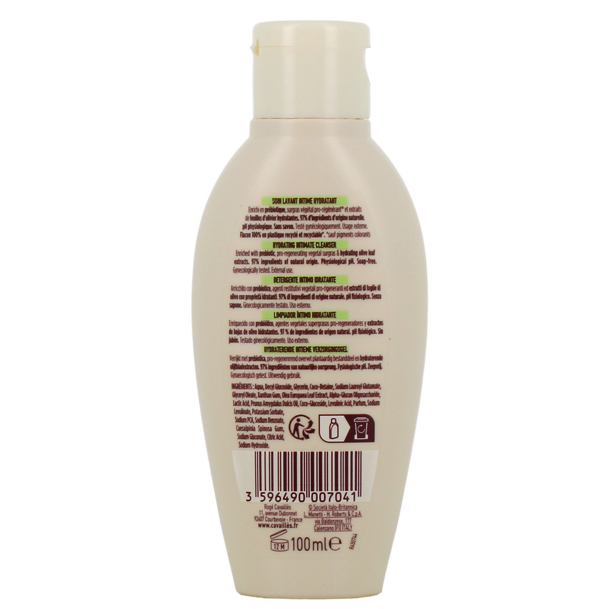 Rogé Cavaillès Soin Lavant Toilette Intime Hydratant 100 ml