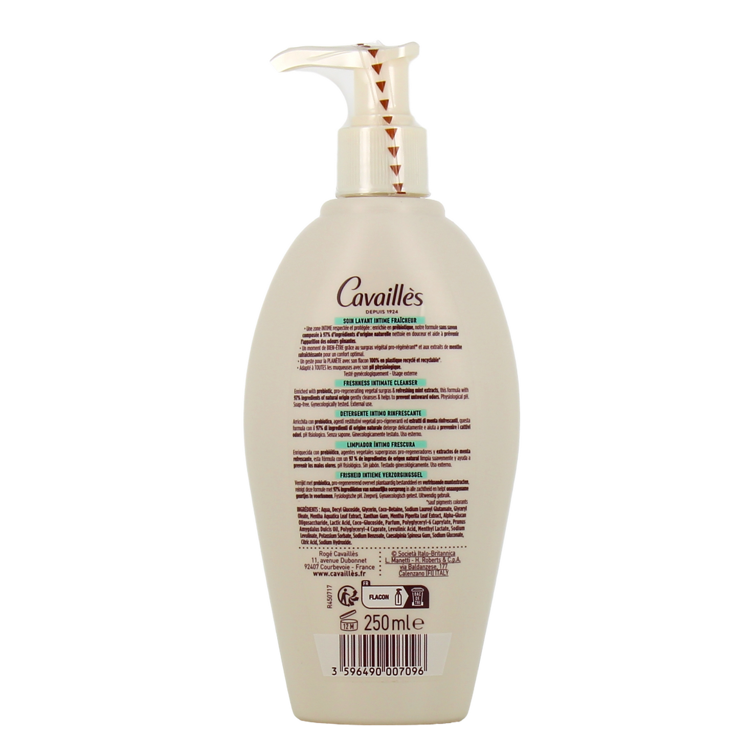 Cavaillès Rogé Cavaillès Soin Lavant Toilette Intime Fraîcheur 500 ml