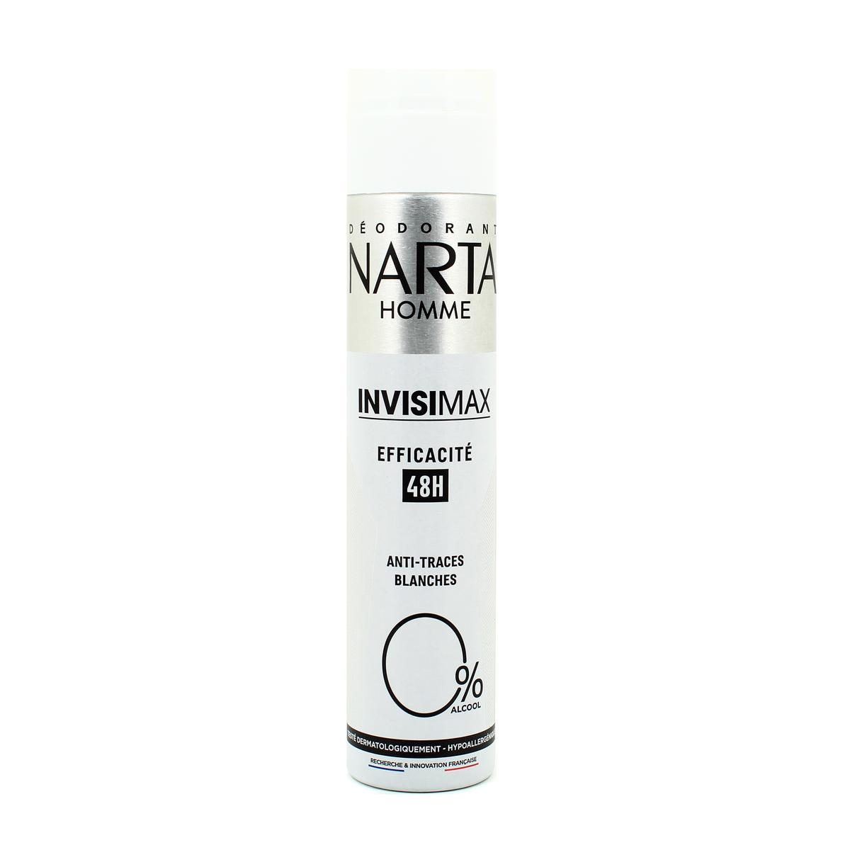 Narta Homme Déodorant Spray Invisimax 0% 200 ml