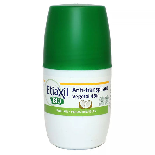 Etiaxil Déodorant Anti-Transpirant Végétal 48h Roll-On Bio 50 ml