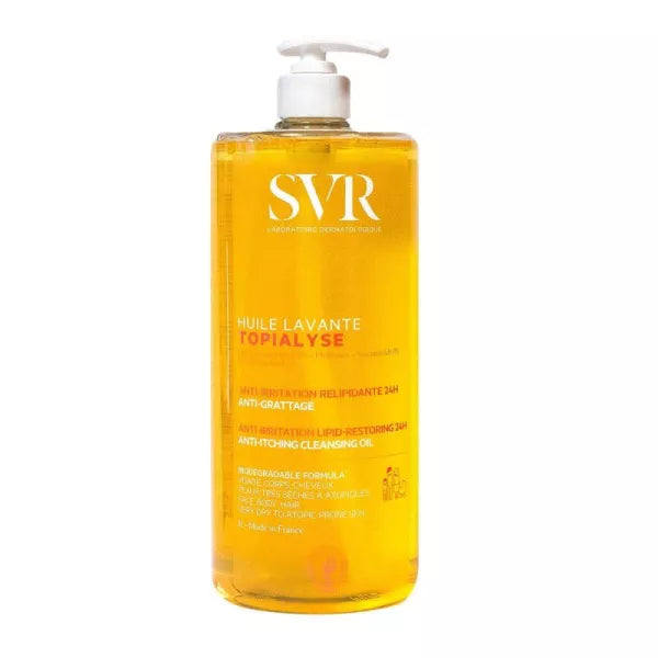 SVR Huile lavante anti-irritation relipidante 24h anti-grattage 1l