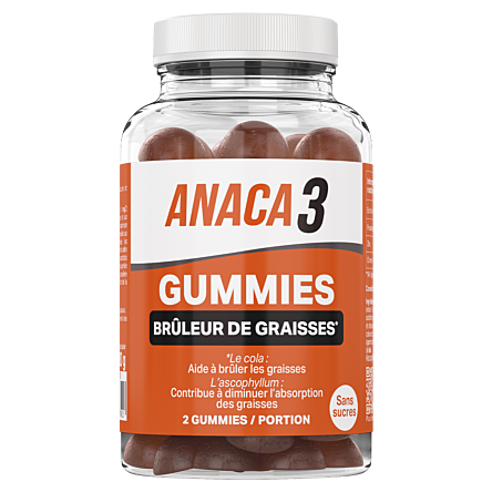 Anaca3 Gummies Brûleur de graisses x60 gummies