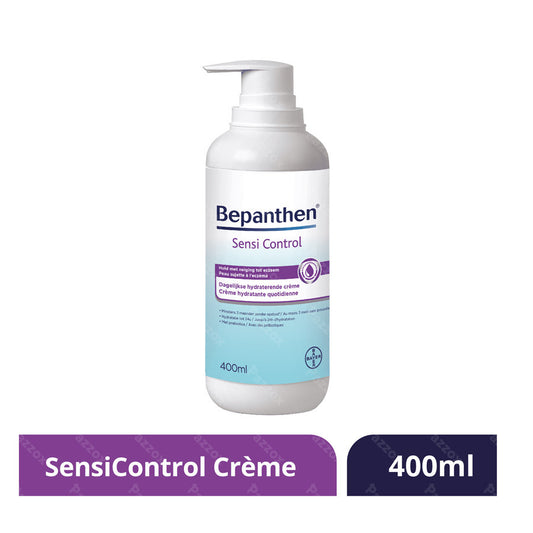 Bepanthen Sensi Control Crème Hydratante Quotidienne Flacon-Pompe 400ml