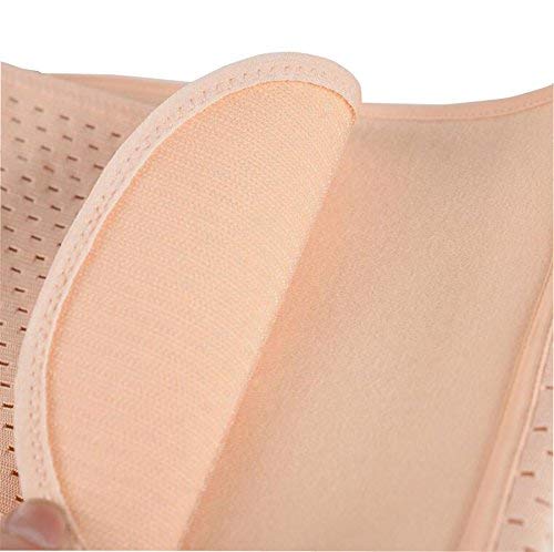 Ericotry 1 bande ventrale post-partum respirante et réglable - Ceinture abdominale post-opératoire - Soutien du ventre - Ceinture de récupération post-partum - Taille L - Beige