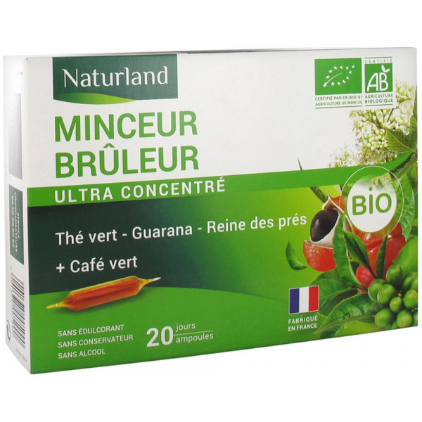 Naturland Minceur Brûleur Bio 20 Ampoules