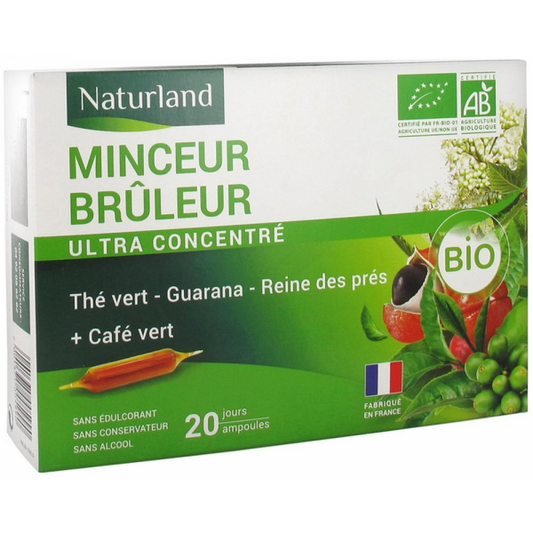 Naturland Minceur Brûleur Bio 20 Ampoules