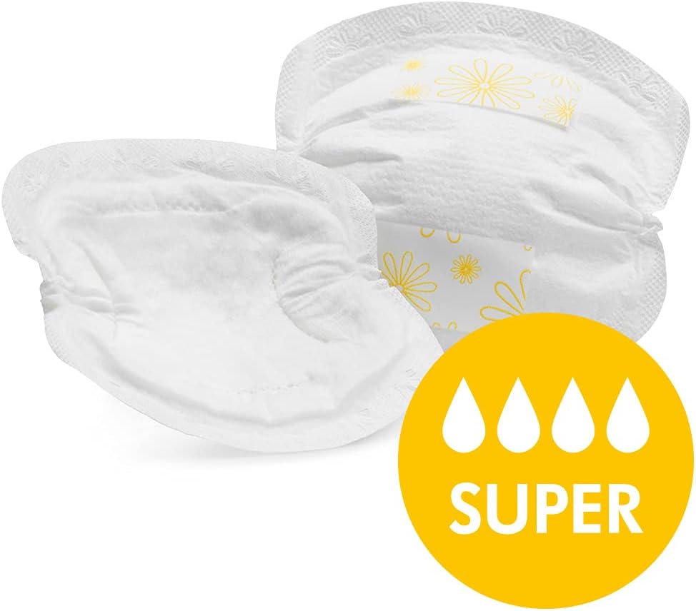 Medela - Coussinets d'Allaitement Jetables Supers absorbants Medela Safe & Dry - Emballage individuel - Lot de 30