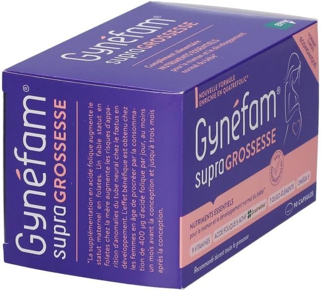 Gynéfam supra GROSSESSE Complément alimentaire Boite de 90 capsules 3 mois