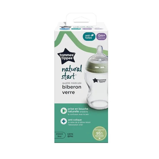Tommee Tippee Natural Start Biberon Débit Lent 0 Mois et + 250 ml