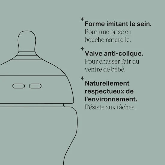 Tommee Tippee Natural Start Biberon Débit Lent 0 Mois et + 250 ml
