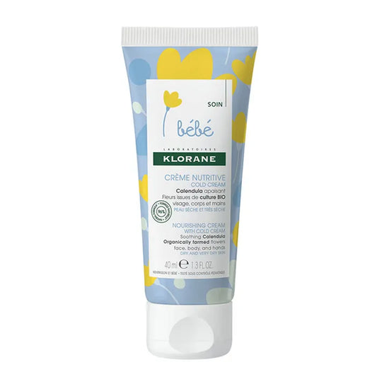 Calendula Bébé - Crème Nutritive Au Cold Cream Et Peau Sèche et Trèsèche 40 ml Attention : La vente de ce produit est limitée à l'Espace Economique Européen et à 6 produits identiques par jour et par client.