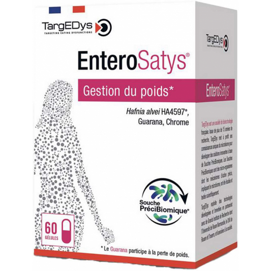 EnteroSatys Gestion du Poids Guarana Chrome 60 gélules