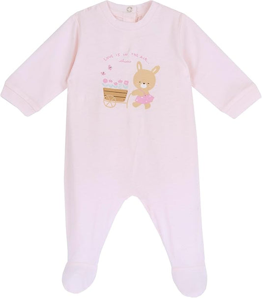 Chicco, Grenouillère pour Bébé en Coton Doux et Léger, avec Ouverture Frontale et Entrejambe Confortable, Conçu en Italie, Vêtements Bébé 0-24 Mois