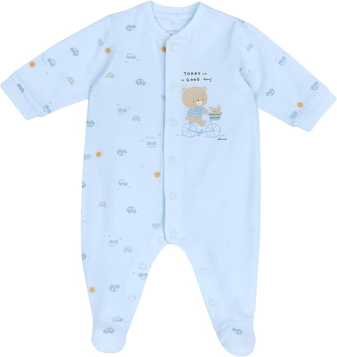 Chicco, Grenouillère pour Bébé en Coton Doux et Léger, avec Ouverture Frontale et Entrejambe Confortable, Conçu en Italie, Vêtements Bébé 0-24 Mois