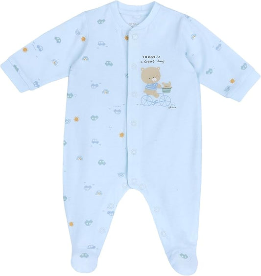 Chicco, Grenouillère pour Bébé en Coton Doux et Léger, avec Ouverture Frontale et Entrejambe Confortable, Conçu en Italie, Vêtements Bébé 0-24 Mois
