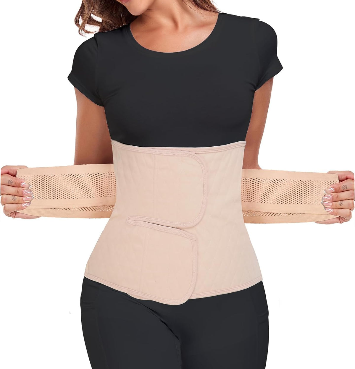 MAMODY Ceinture post accouchement, Gaine post accouchement, ceinture post partum, ventre plat gaine post-partum, Ceinture ventrale post-partum