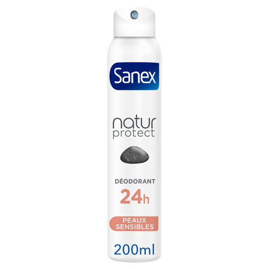 Déodorant Sanex Natur Protect Peaux sensibles Pierre d'alun spray - 200ml