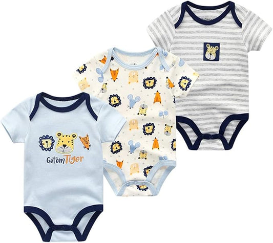 Kiddiezoom Ensemble de vêtements pour bébé avec moufles en coton