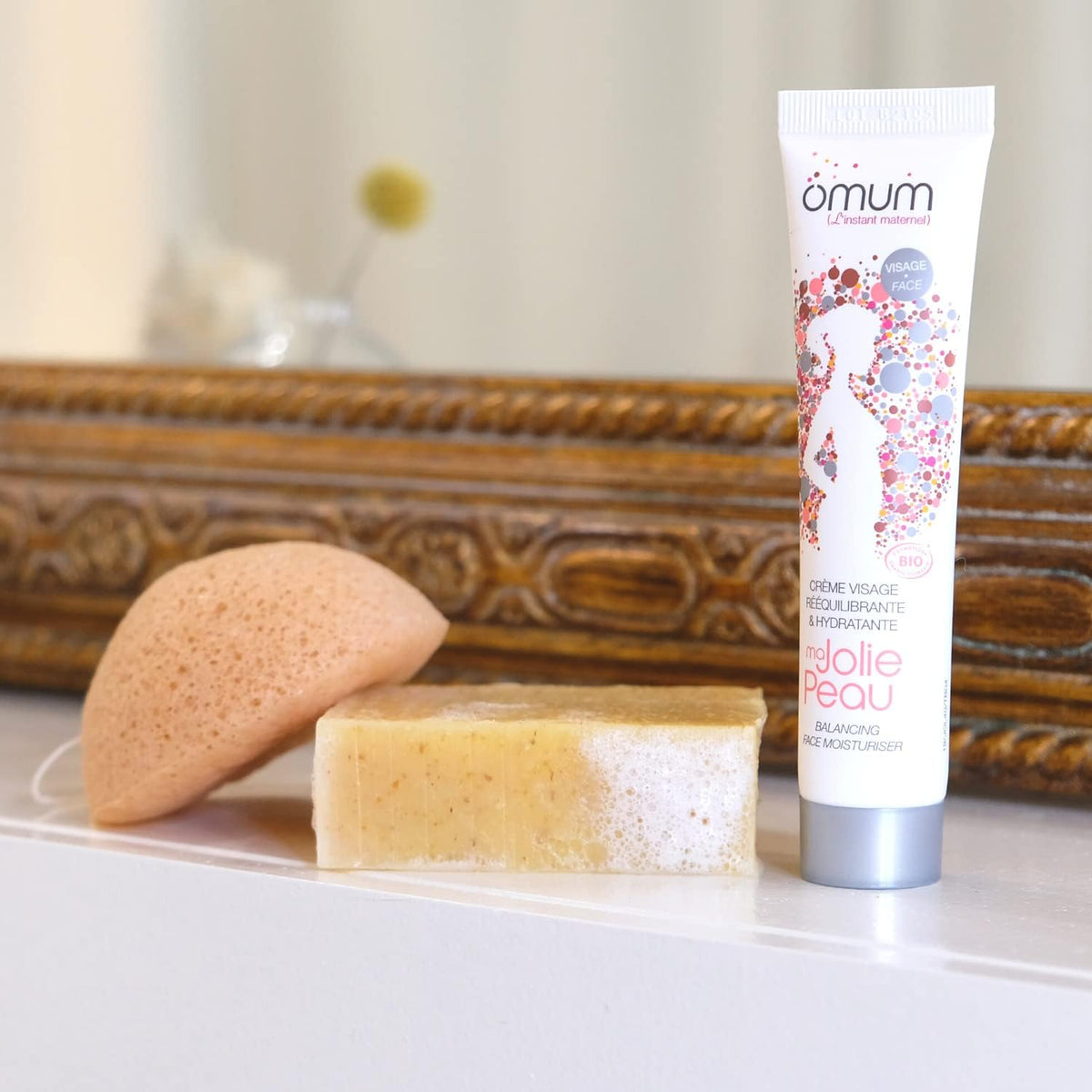 Omum - 1,2,3. Bonne Mine - Coffret de soins visage 100% naturels grossesse & post-grossesse - Bio