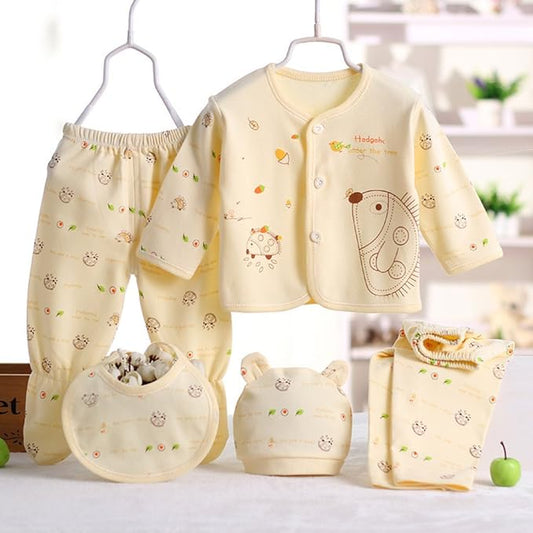 Gajaous Ensembles de vêtements en coton pour bébés garçons et filles nouveau-nés de 0 à 3 mois, comprenant des hauts, un chapeau, un pantalon et une tenue assortie