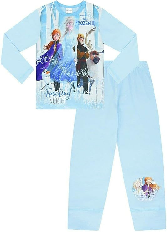 Disney Pyjama fille La Reine des Neiges 2 - 10 ans Olaf Anna Elsa Kristoff Sven